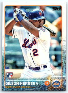 2015 Topps #241 Dilson Herrera NM RC Rookie New York Mets 