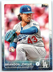 2015 Topps #284 Brandon League NM Los Angeles Dodgers 