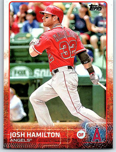 2015 Topps #321 Josh Hamilton NM Los Angeles Angels 