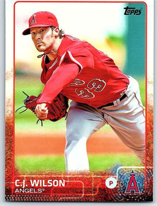 2015 Topps #326 C.J. Wilson NM Los Angeles Angels 
