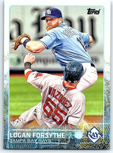 2015 Topps #329 Logan Forsythe NM Tampa Bay Rays 