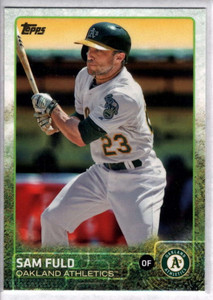 2015 Topps #367 Sam Fuld NM Oakland Athletics 