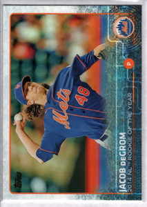 2015 Topps #387 Jacob deGrom ROY NM New York Mets 