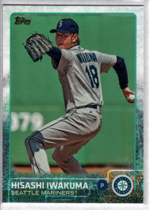 2015 Topps #391 Hisashi Iwakuma NM Seattle Mariners 