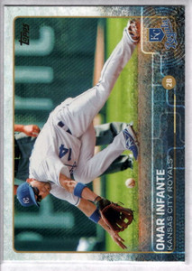 2015 Topps #419 Omar Infante NM Kansas City Royals 
