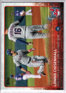 2015 Topps #444 Lonnie Chisenhall BH NM Cleveland Indians 