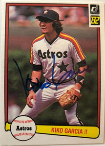 Kiko Garcia Autographed 1982 Donruss #470