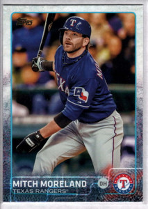 2015 Topps #574 Mitch Moreland NM Texas Rangers 