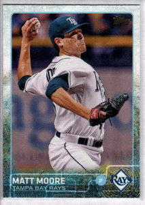 2015 Topps #585 Matt Moore NM Tampa Bay Rays 