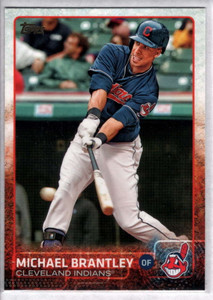 2015 Topps #599 Michael Brantley NM Cleveland Indians 