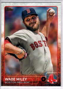 2015 Topps #601 Wade Miley NM Boston Red Sox 