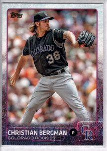 2015 Topps #682 Christian Bergman NM Colorado Rockies 