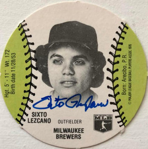 #513 Sixto Lezcano - Milwaukee Brewers - 1981 Fleer Baseball