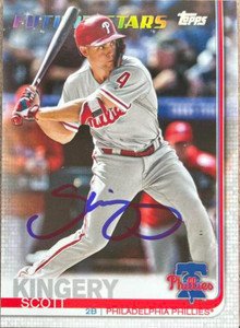 Scott Kingery Autographed 2019 Topps #472 Philadelphia Phillies Card