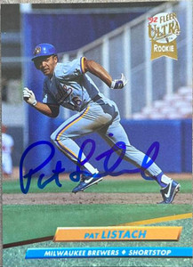 Pat Listach Autographed 1992 Fleer Ultra #385