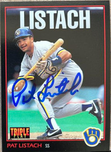 Pat Listach Autographed 1993 Triple Play #116