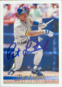 SOLD 136858 Pat Listach Autographed 1993 Upper Deck #253