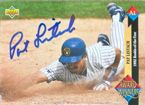 Pat Listach Autographed 1993 Upper Deck #491