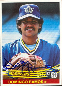 Domingo Ramos Autographed 1984 Donruss #440 Rookie Card 