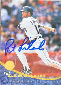 Pat Listach Autographed 1994 Leaf #420