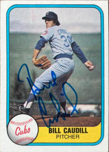 Bill Caudill Autographed 1981 Fleer #306