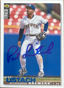 Pat Listach Autographed 1995 Collector's Choice #179