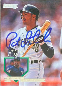 Pat Listach Autographed 1995 Donruss #410 Milwaukee Brewers Card