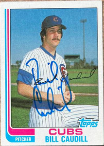 SOLD 7761 Bill Caudill Autographed 1982 Topps #303