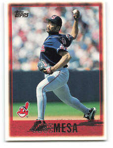 SOLD 60635 1997 Topps #153 Jose Mesa VG  Cleveland Indians 