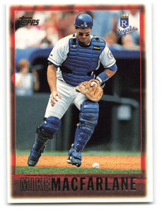 1997 Topps #198 Mike Macfarlane VG  Kansas City Royals 