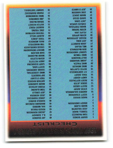 1997 Topps #275 Checklist VG  