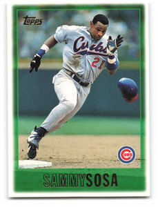 SOLD 60787 1997 Topps #305 Sammy Sosa VG  Chicago Cubs 