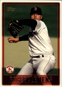 1997 Topps #370 Roger Clemens VG  Boston Red Sox 