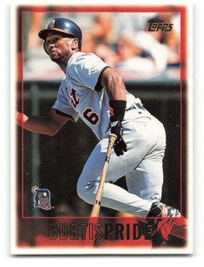 1997 Topps #376 Curtis Pride VG  Detroit Tigers 
