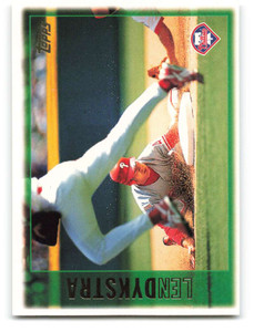 1997 Topps #413 Lenny Dykstra VG  Philadelphia Phillies 