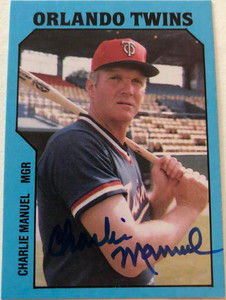  1970 Topps # 194 Charlie Manuel Minnesota Twins