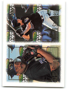 1997 Topps #470 Cedrick Bowers/Jared Sandberg VG  RC Rookie Tampa Bay Devil Rays 