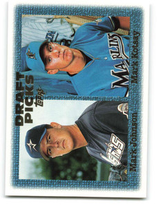 1997 Topps #483 Mark Johnson/Mark Kotsay VG  RC Rookie Houston Astros/Florida Marlins 