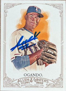 Alexi Ogando Autographed 2011 Topps Update #US98 AS - Under the