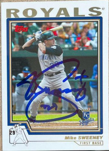 Mike Sweeney Autographed 2004 Topps #410
