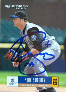 Mike Sweeney Autographed 2005 Donruss #216