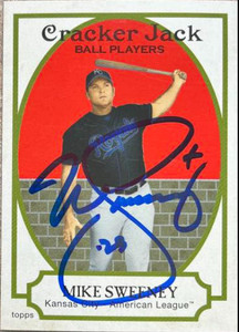 Mike Sweeney Autographed 2005 Topps Cracker Jack #104