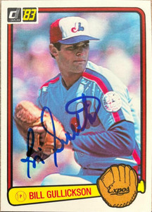 Bill Gullickson Autographed 1983 Donruss #288