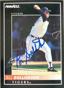 Bill Gullickson Autographed 1992 Pinnacle #87