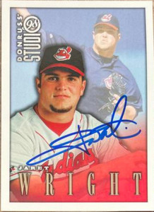 Jaret Wright Autographed 1998 Studio #190