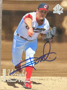 Jaret Wright Autographed 1999 SP Authentic #30