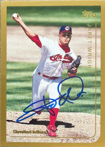 Jaret Wright Autographed 1999 Topps #112