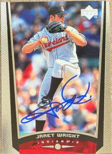 Jaret Wright Autographed 1999 Upper Deck #83