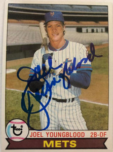 Joel Youngblood Autographed 1979 Topps #109