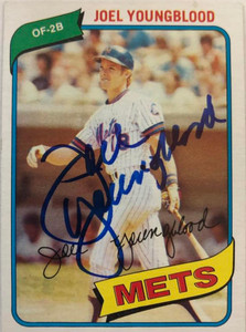 Joel Youngblood Autographed 1980 Topps #372